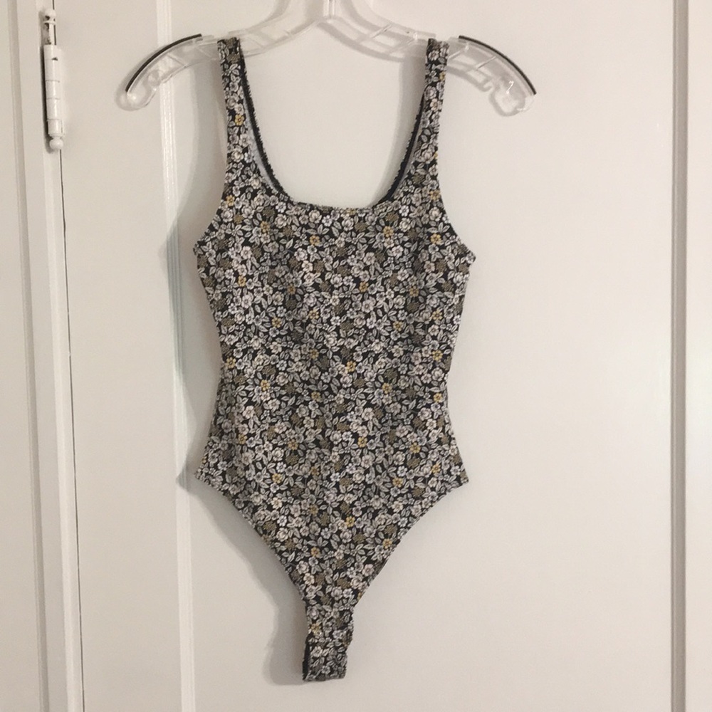 Garage floral bodysuit
